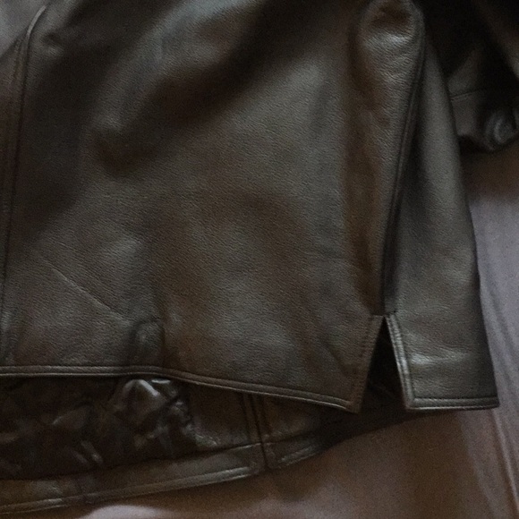 BRAND NEW Men’s REAL SOFT LEATHER COAT WITH  STRAIGHT BOTTOM. Gorgeous! - Picture 4 of 6